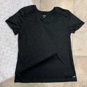 Champion Black Moisture Wicking Activewear TShirt